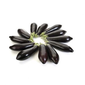 Thin Eggplant - Black